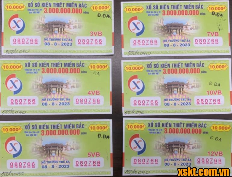 XSMB: Khách hàng ở Hà Nội trúng liền 6 vé trị giá 3 tỷ đồng