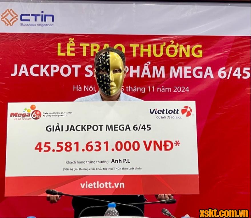 Vietlott: Trao thưởng 45 tỷ đồng cho khách hàng ở TP.HCM