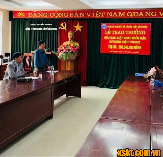 XSMB: Trao thưởng 500 triệu đồng cho khách hàng ở Hải Phòng kỳ quay 17/1/2025